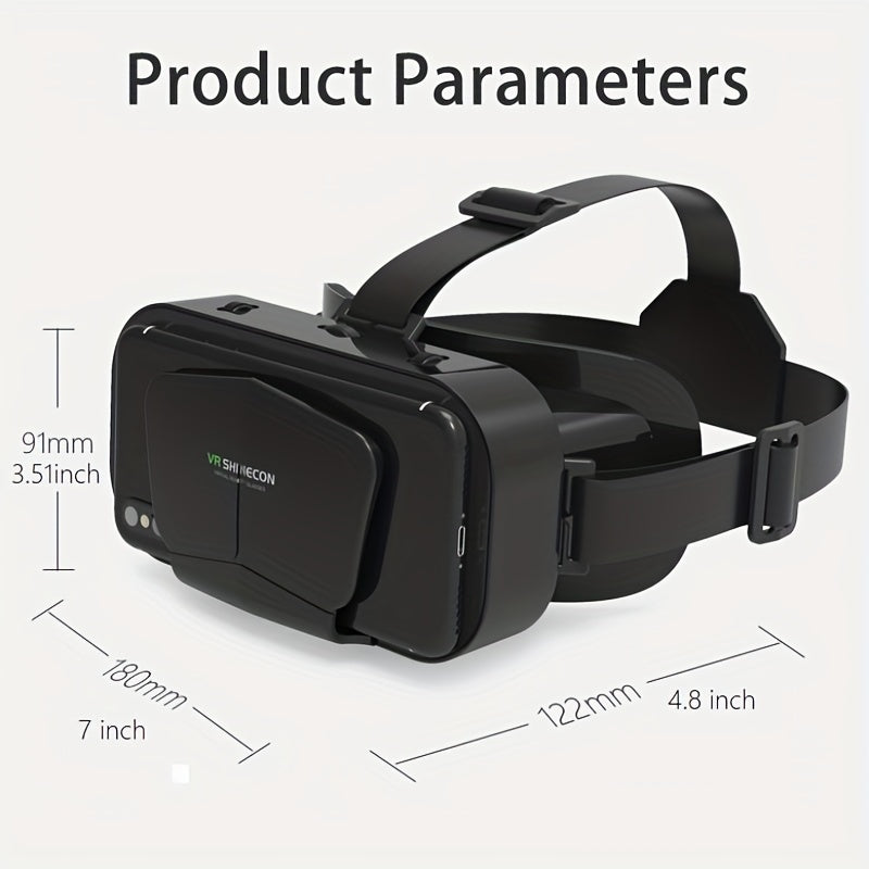 VR Headset Smart Virtual Reality Glasses VR Helmet for iPhone Android Smartphones Phone Lenses