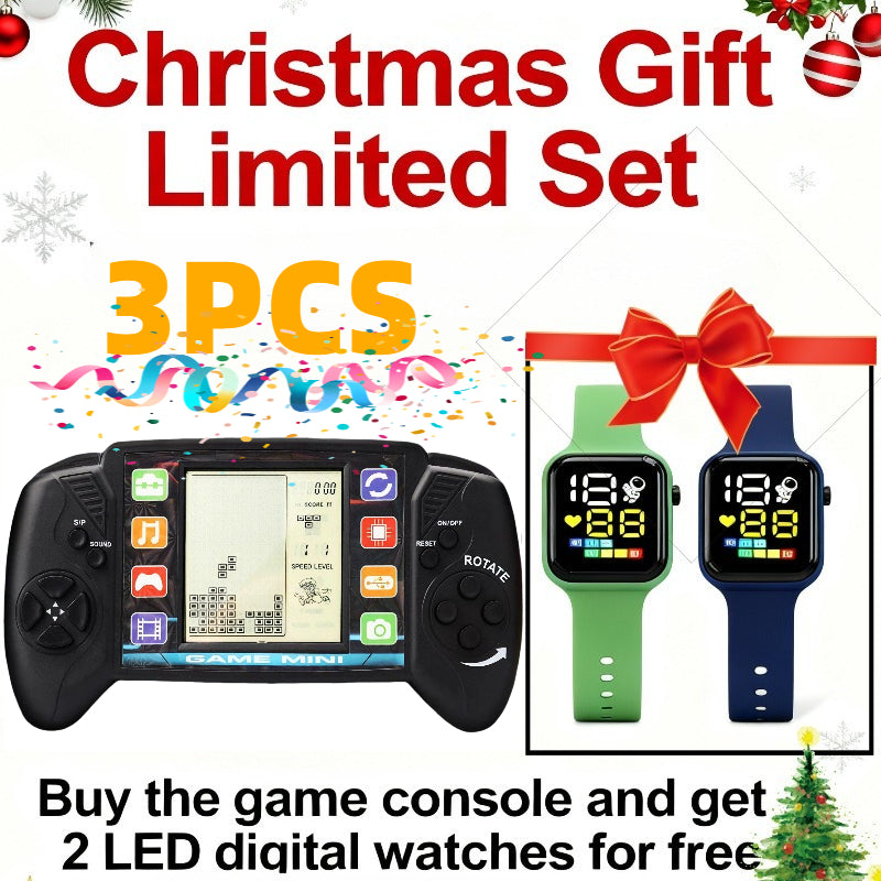 Retro Game Console + LED Watches Gift Set