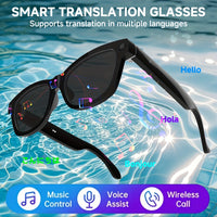 4K AI Smart Glasses with Camera & Translation