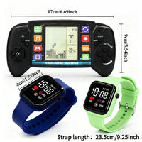 Retro Game Console + LED Watches Gift Set