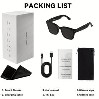 4K AI Smart Glasses with Camera & Translation