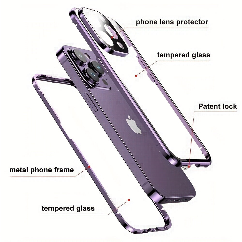 Premium Tempered Glass Case for iPhone 17 Pro Max | MagSafe Compatible