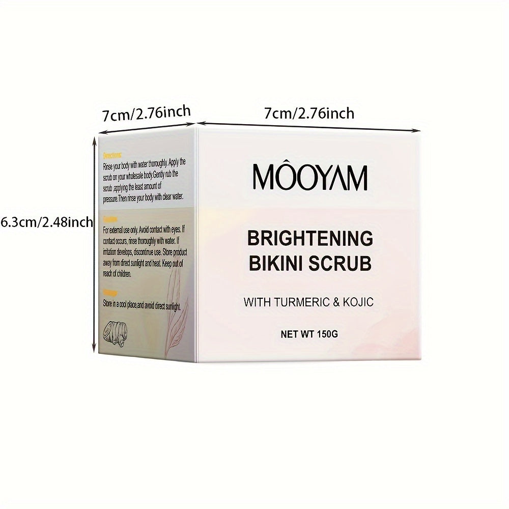 MOOYAM Bikini Scrub - Turmeric & Kojic Acid Exfoliant 150g