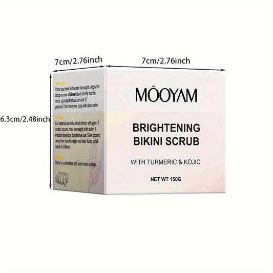 MOOYAM Bikini Scrub - Turmeric & Kojic Acid Exfoliant 150g