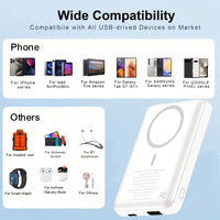 5000mAh Magnetic Wireless Power Bank - USB-C Fast Charging