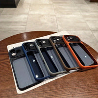 Ultra-Thin iPhone Case with Mirror - Orange