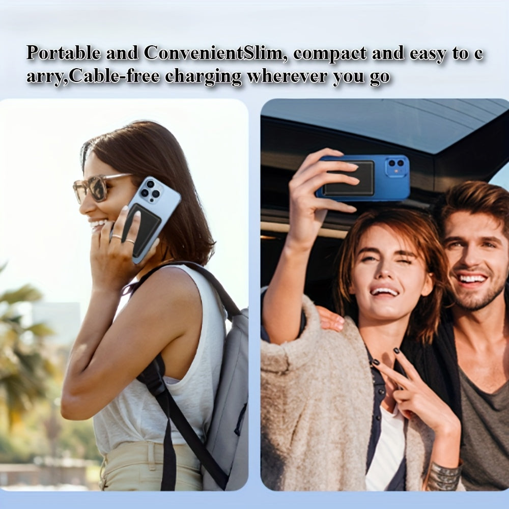 5000mAh Magnetic Wireless Power Bank - USB-C Fast Charging