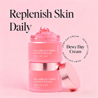 Collagen Jelly Face Cream - Hydrating Gel Moisturizer with Nicotinamide