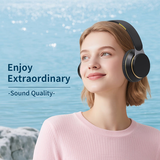 Wireless Over-Ear Headphones with Mic