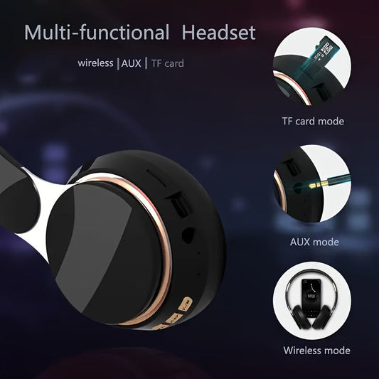 Wireless Over-Ear Headphones with Mic