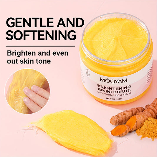 MOOYAM Bikini Scrub - Turmeric & Kojic Acid Exfoliant 150g