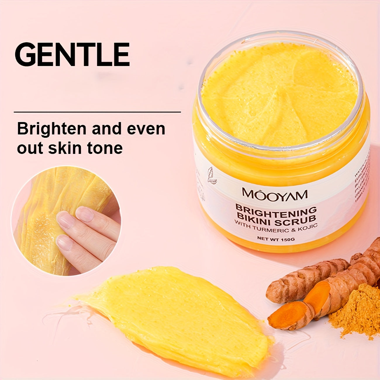 Glycolic Acid Turmeric Scrub - Bikini Area 150g