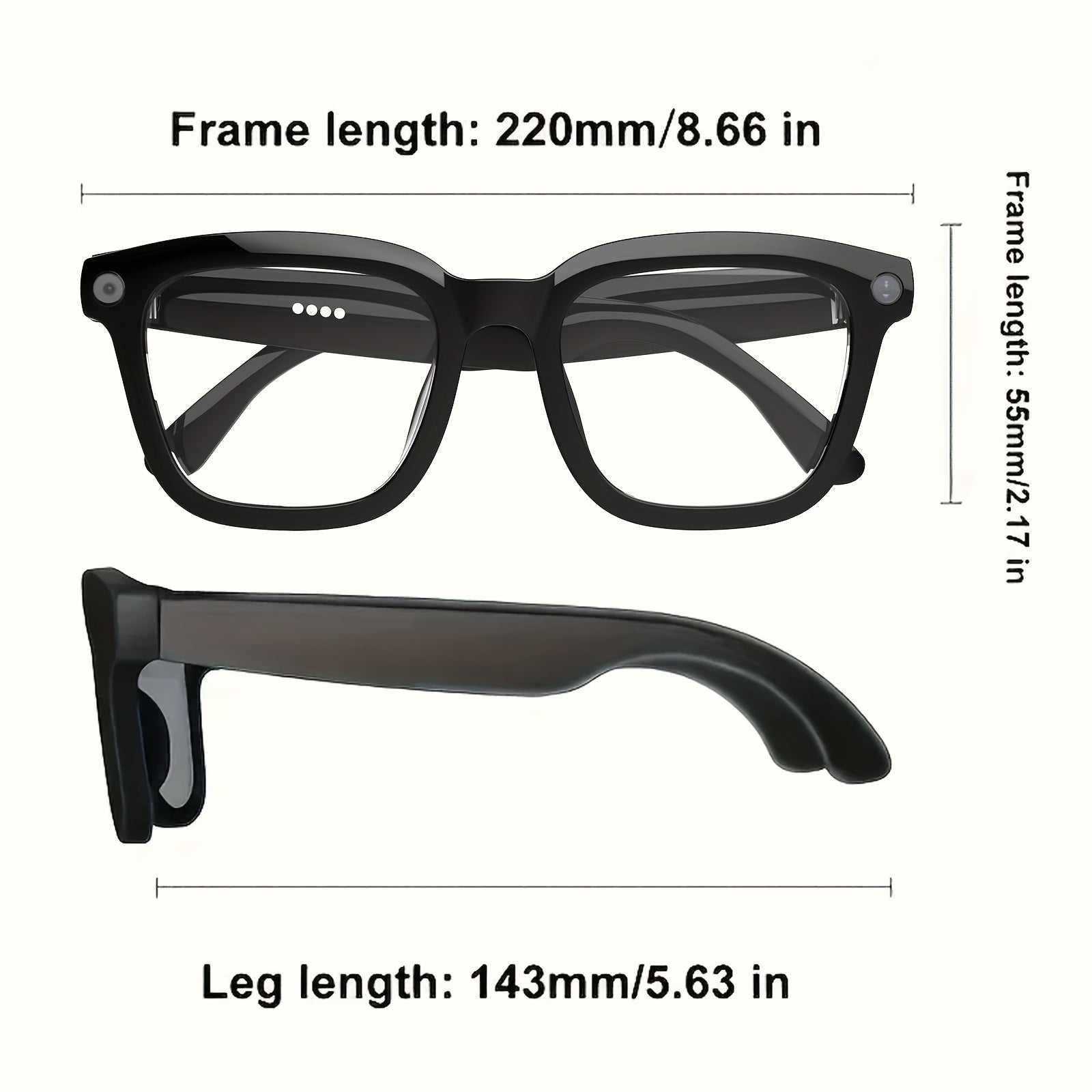 4K AI Smart Glasses with Camera & Translation