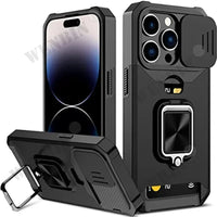 iPhone Case with Sliding Camera Cover & Card Holder