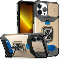 iPhone Case with Sliding Camera Cover & Card Holder