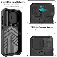 iPhone Case with Sliding Camera Cover & Card Holder