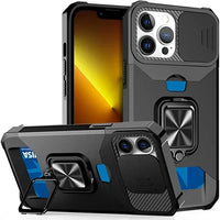 iPhone Case with Sliding Camera Cover & Card Holder