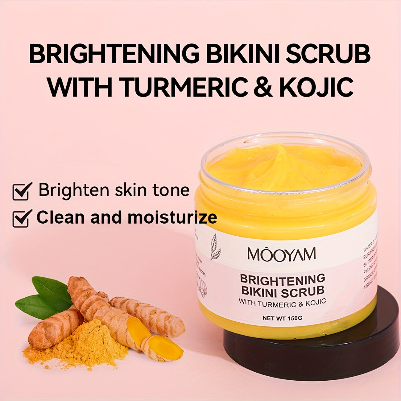 Glycolic Acid Turmeric Scrub - Bikini Area 150g