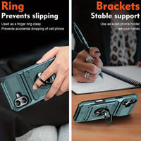 iPhone 17 Shockproof Case with Card Slot - For iPhone 17, 17 Air, 17 Pro, 17 Pro Max