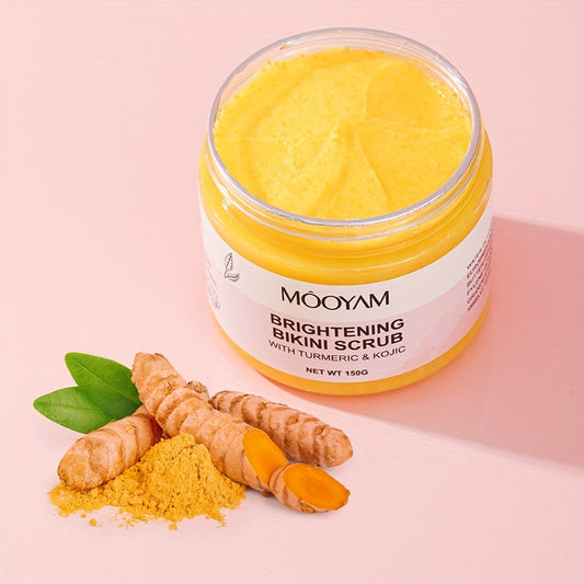 MOOYAM Bikini Scrub - Turmeric & Kojic Acid Exfoliant 150g