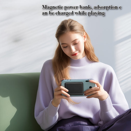 5000mAh Magnetic Wireless Power Bank - USB-C Fast Charging