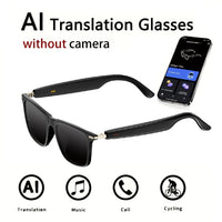 4K AI Smart Glasses with Camera & Translation