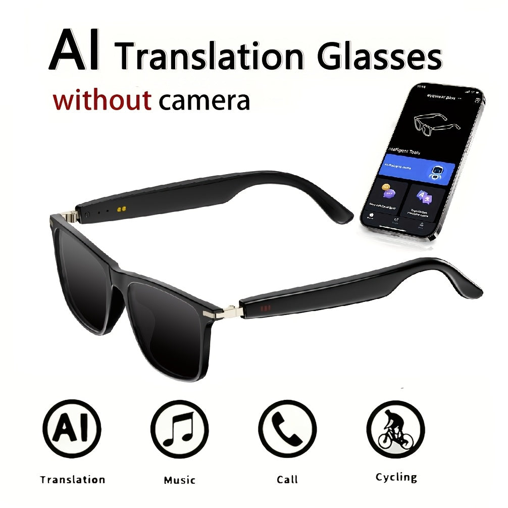 4K AI Smart Glasses with Camera & Translation